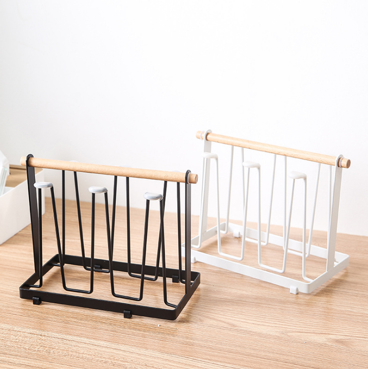 Iron Cup Holder for Draining and Displaying Mugs