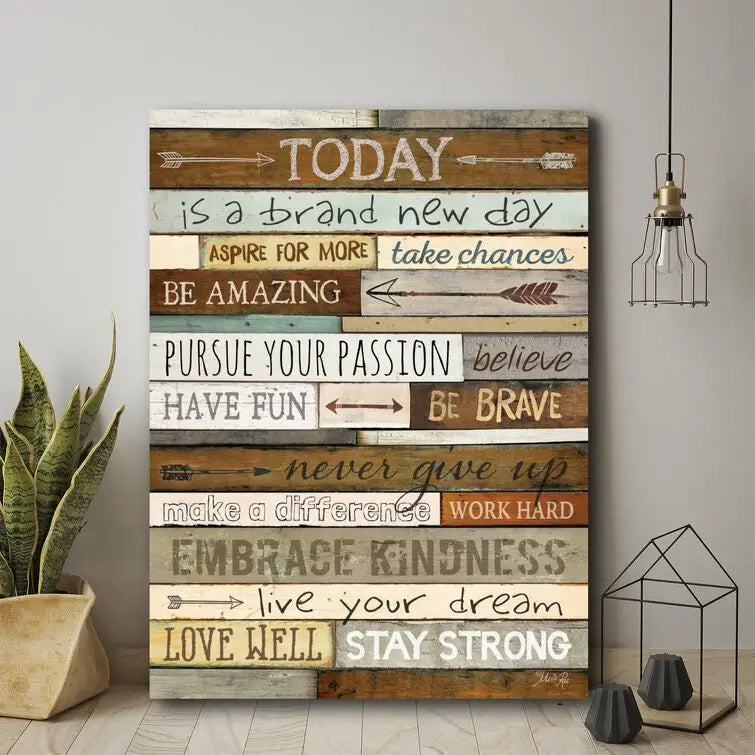 HD Print Jefferson's Inspirational Motto Canvas Wall Art