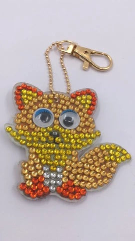 DIY Cartoon Animal Keychains (Set of Keychains)