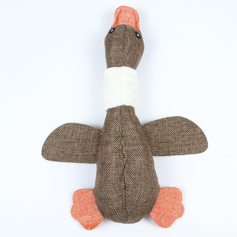 Durable Chew Dog Toys - Cartoon Plush Pet Toys