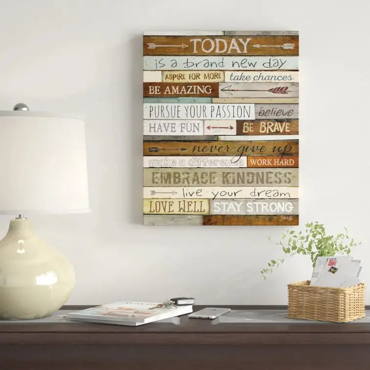 HD Print Jefferson's Inspirational Motto Canvas Wall Art