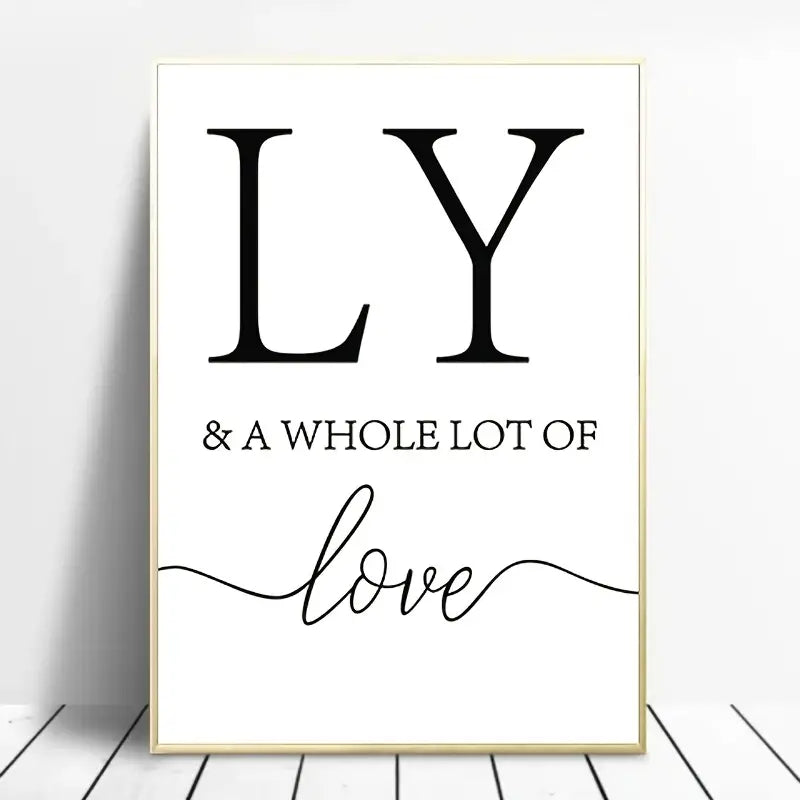 3pcs Inspirational Family Quotes Canvas Wall Art Decor